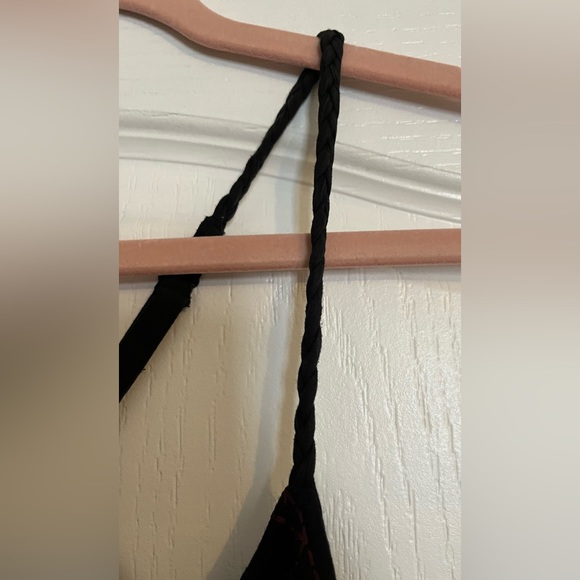 FREE PEOPLE Black Magic Mirror Bodycon Sheath Embroidered Sequin Dress Size 12 - Picture 12 of 12